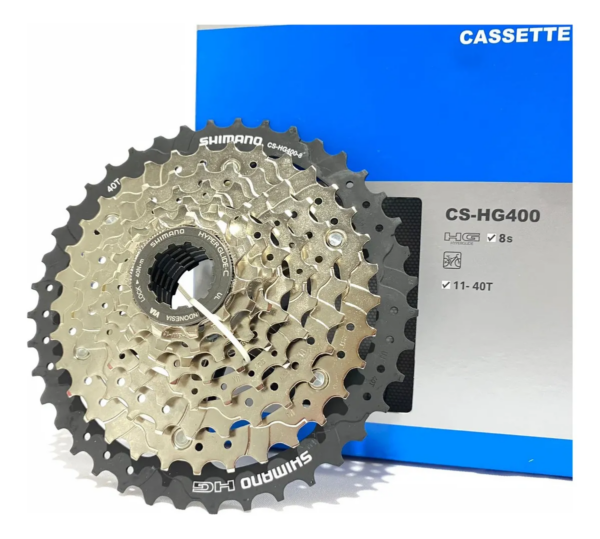 Cassete Shimano Acera Hg400 8v 11-40 Mtb Bike Cor Prateado