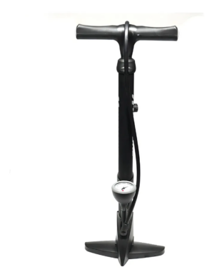 imagem_2026-02-08_030555125 Bomba De Pé Para Bicicleta Giyo Gf-43p Com Manômetro Bike Cor Preto