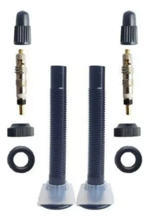 Par Válvulas Tubeless Bico Fino 48mm Base Bike Mtb Tsw