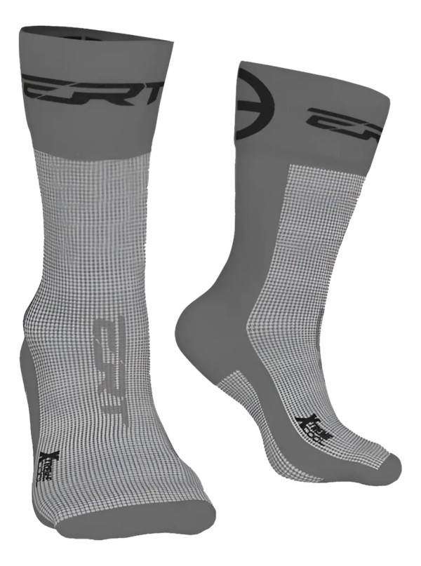 Meia Ert De Ciclismo Cinza Total Cinza-escuro 38-42