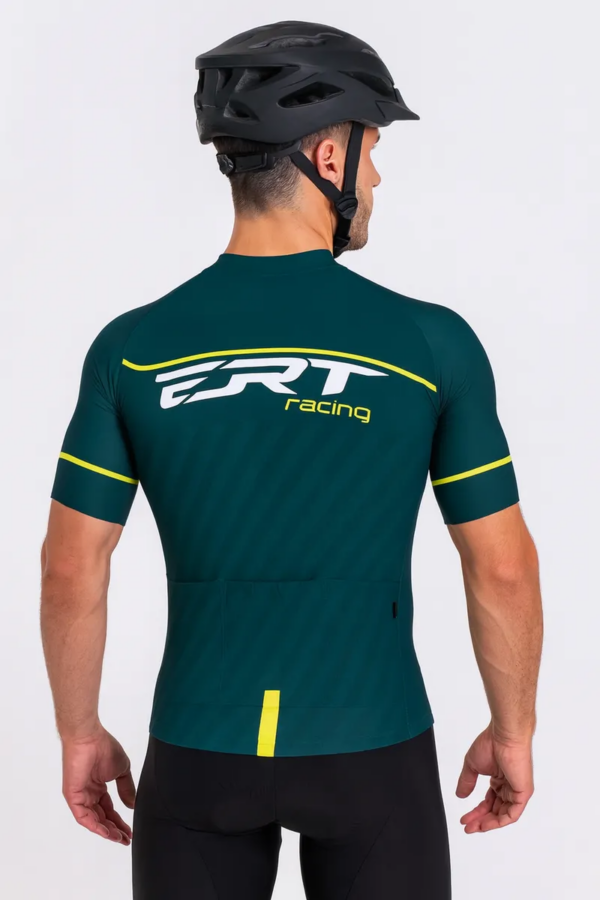 Camisa De Ciclismo New Elite Ert Racing Noble Green