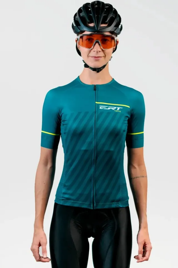 Camisa De Ciclismo New Elite Ert Racing Noble Green