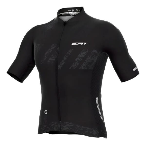 Camisa Ciclismo Ert Premium Titanium Sem Gola Mtb Preta