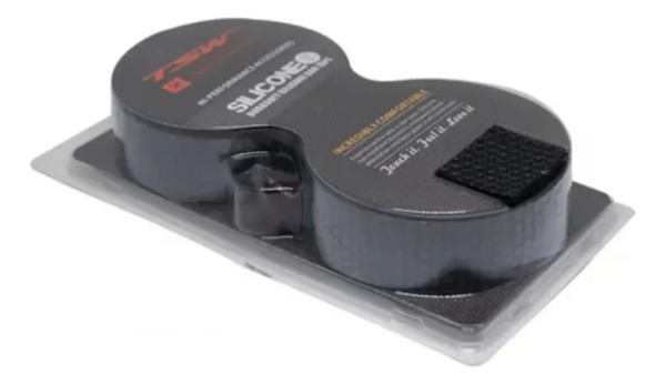 Fita De Guidão Speed Tsw Silicone Gel Preto