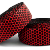 Fita De Guidão Speed Silicone Gel Tsw Antiderrapante Vermelho