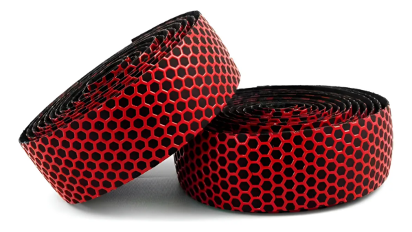 Fita De Guidão Speed Silicone Gel Tsw Antiderrapante Vermelho