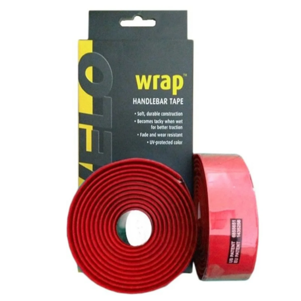 FITA DE GUIDÃO VELO VLT-001 SG EVA PRETO / VERMELHO