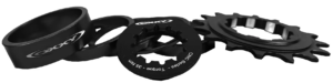 Conjunto Cog Freehub Shimano Preto / Vermelho