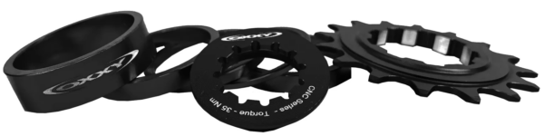 Conjunto Cog Freehub Shimano Preto / Vermelho