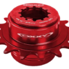 Conjunto Cog Freehub Shimano Preto / Vermelho