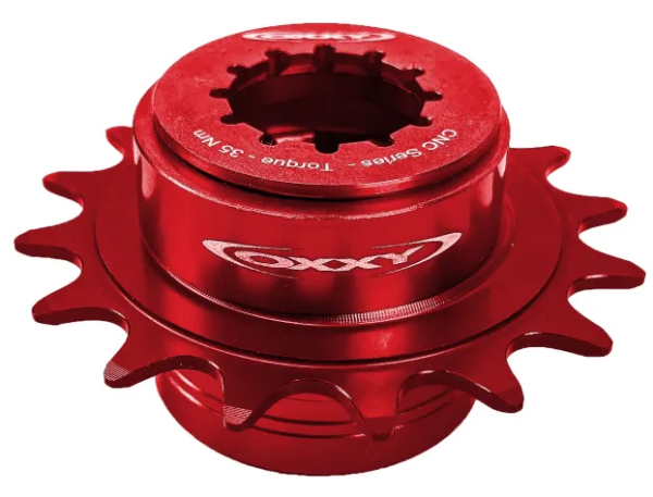 Conjunto Cog Freehub Shimano Preto / Vermelho