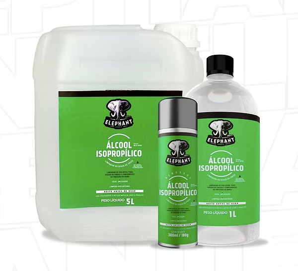 Álcool Isopropílico Líquido Elephant 1 Litro