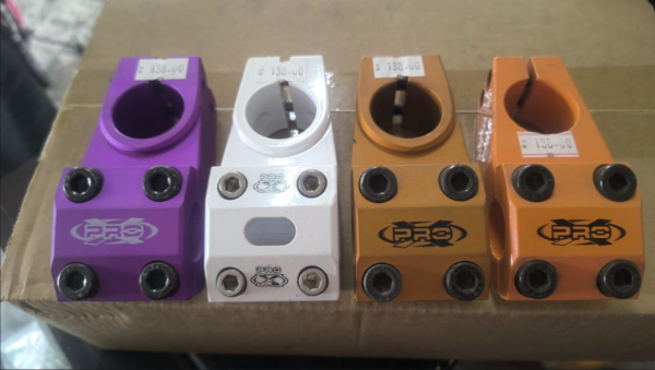 Suporte de Guidão (mesa) Pro-X Alumínio Usinado 25.4 Branco / Roxo / Laranja / Marrom