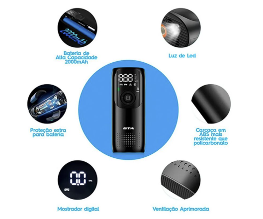 Bomba de AR Elétrica SMART PLUS GTA 150PSI