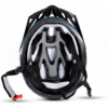 Capacete Mtb Bike Space Rava cycle Viseira Removível Preto E Azul Turquesa