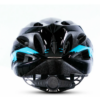 Capacete Mtb Bike Space Rava cycle Viseira Removível Preto E Azul Turquesa