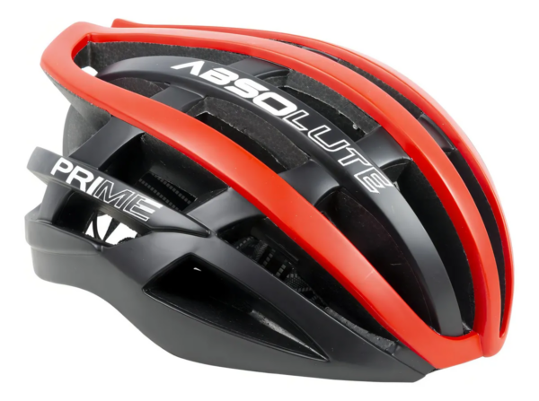 Capacete Ciclismo Absolute Prime Preto/Vermelho