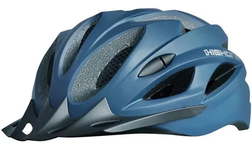 Capacete Ciclista Bike Mtb Win Com Vista Led High One Cor Azul