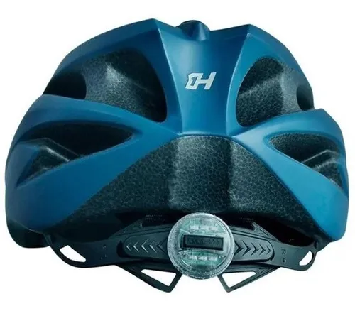 Capacete Ciclista Bike Mtb Win Com Vista Led High One Cor Azul