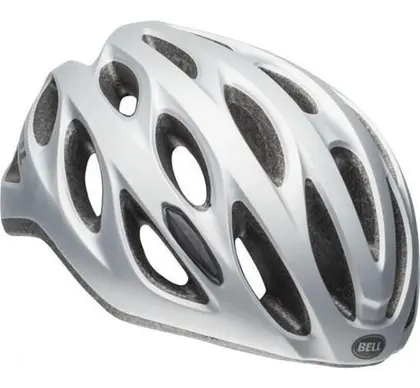 Capacete Bike Ciclismo Bell Tracker R Prata Fosco