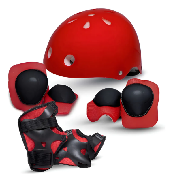Capacete infantil Rava Play + Joelheira