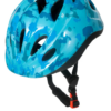 Capacete Com Regulador/Sinalizado Segurança Tsw Mtb Kids Ii Cor Azul Camuflado