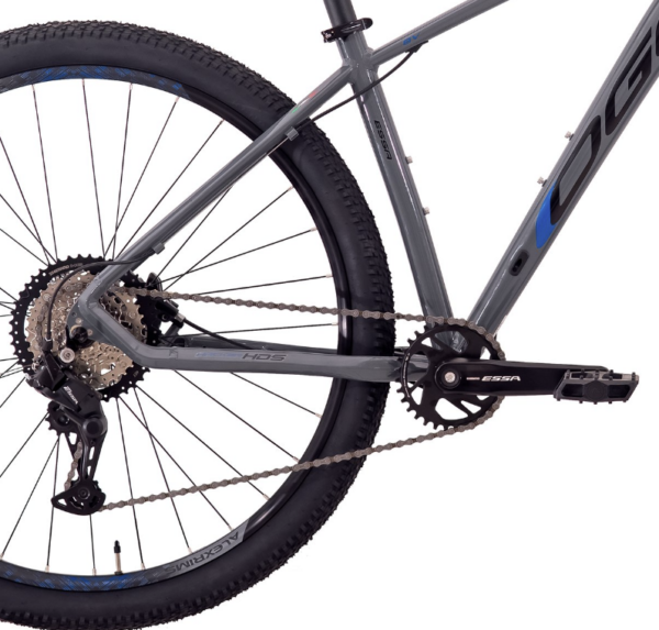 Bicicleta Oggi Hacker HDS 29 Shimano Essa Grafite e Azul