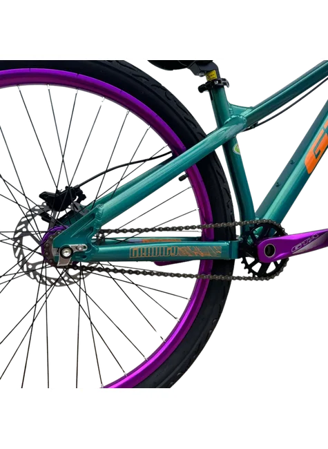 Bicicleta GTA GRAVITY VERDE/VIOLETA ALUMÍNIO