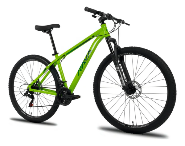 Bicicleta Aro 29 Alumínio Rava Up 21v Mtb Urbana Lazer Cor Verde