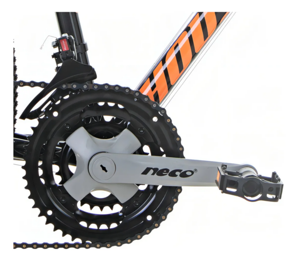 Bicicleta Houston Mirage aro 29 preta/laranja aço