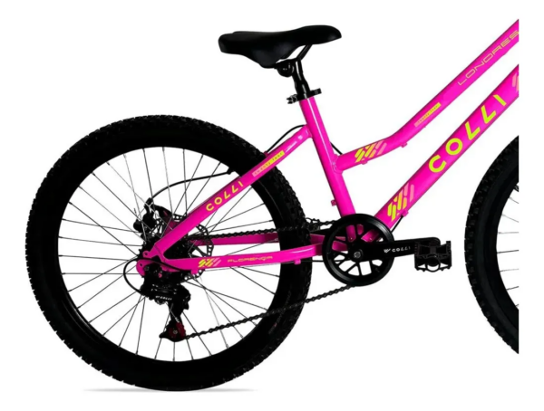 Bicicleta Colli Londres aro 24 Rosa neon