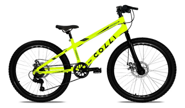 Bicicleta Colli Airon 24 Amarelo neon