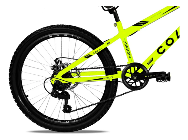 Bicicleta Colli Airon 24 Amarelo neon