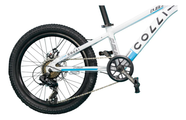Bicicleta Infantil Colli Dublin 7v Aro 20 Freio Disco Cor Branco