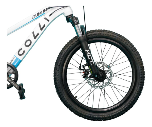 Bicicleta Infantil Colli Dublin 7v Aro 20 Freio Disco Cor Branco