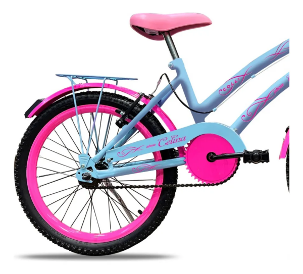 Bicicleta Infantil Celina Aro 20 V-break Colli Cor Azul-celeste Tamanho do quadro 14