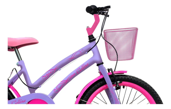 Bicicleta Infantil Celina Aro 20 V-break Colli Cor Lilás Tamanho do quadro 14