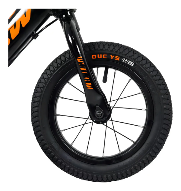 Bicicleta Infantil Aro 12 Balance Equilíbrio Tsw Bikes Cor Preto/laranja