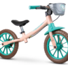 Bicicleta Bike Infantil De Equilíbrio Balance Aro 12 Nathor Rosa/verde